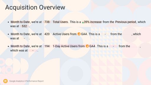 Dashboard example